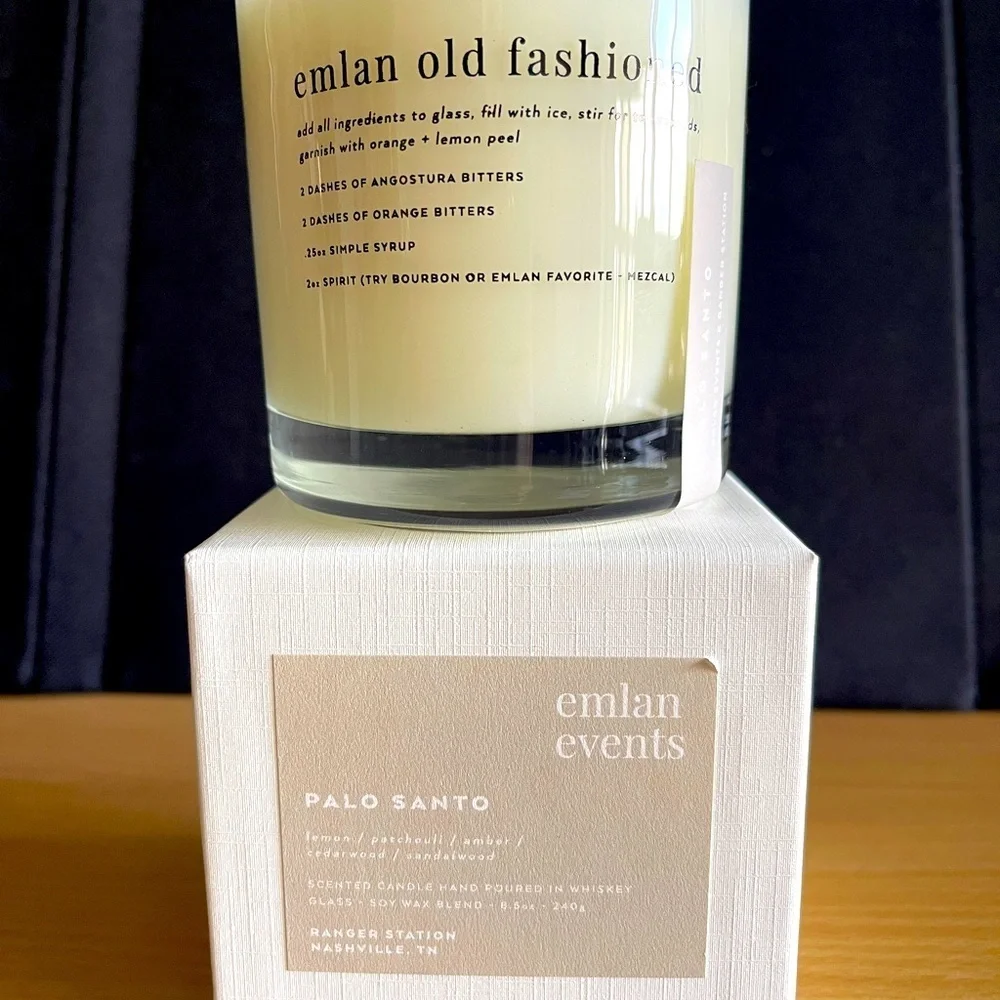NIB Palo Sanyo Old Fashioned Scented Candle
